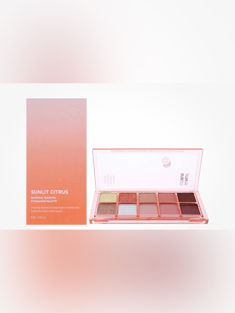 Eyeshadow Palette — Peach & Neutral Shades